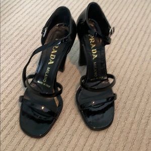 Prada black heels